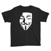 v per vendetta face film horror cinema&amp;tv Youth Tee