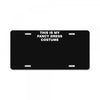 this is my fancy dress costume License Plate