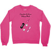 Creating a Little Disney Magic Pink Glitter Crewneck Sweatshirt
