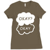 okay okay Ladies Fitted T-Shirt