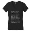 Dream Like Martin Women's V-Neck T-Shirt