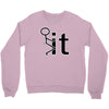 fk it funny college party Crewneck Sweatshirt