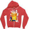 paint it, green Zipper Hoodie