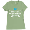 World's Best Godfather Ever Ladies Fitted T-Shirt