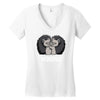 hedgehug Women's V-Neck T-Shirt