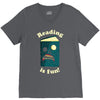 reading is fun V-Neck Tee