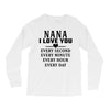 I Love You Nana Long Sleeve Shirts