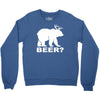 new bear deer beer funny Crewneck Sweatshirt
