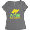 petod Women's Triblend Scoop T-shirt