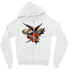 sailor jerry tattoo art military mermaid Zipper Hoodie