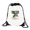I'm A Nice Biker Grandpa So If I'm An Asshole To You You Need To Ask Y Drawstring Bags
