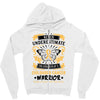 Never Underestimate the Strength of a Childhood Cancer Warrior Zipper Hoodie
