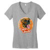 boxers and donuts Women's V-Neck T-Shirt
