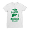 I am a Liver Cancer Survivor - What's Your Superpower? Ladies Fitted T-Shirt