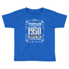 vintage made in 1950 perfectly aged a living legend Toddler T-shirt