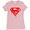 dripping blood Ladies Fitted T-Shirt