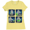 saving the world, one small step at a time Ladies Fitted T-Shirt