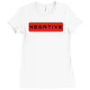 negative Ladies Fitted T-Shirt