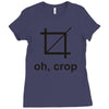 oh crop Ladies Fitted T-Shirt