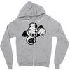 mickey frappe un bang Zipper Hoodie