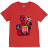 POP CORN DEAD V-Neck Tee