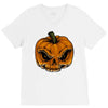 skull pumpkin V-Neck Tee