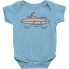 surf biker Baby Onesie
