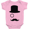 moustache gentleman Baby Onesie
