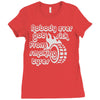 nobody ever got sick from smoking tyres Ladies Fitted T-Shirt