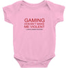 gaming doesn't make me violent Baby Bodysuit