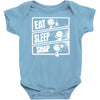 v3 eat sleep snap Baby Onesie
