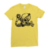 cobra snake Ladies Fitted T-Shirt