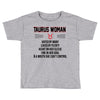 Taurus Woman Toddler T-shirt