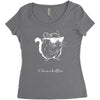 chinchillin Women's Triblend Scoop T-shirt