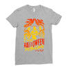 crazy halloween pit lady Ladies Fitted T-Shirt