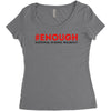 enough national school walkout Women's Triblend Scoop T-shirt