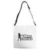 no fat chicks Adjustable Strap Totes
