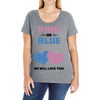 Pink or Blue - We Will Love You! Ladies Curvy T-Shirt