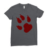 animal feet Ladies Fitted T-Shirt
