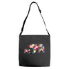 mama bear baby bear floral Adjustable Strap Totes