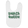 Snack Queen Baby Bibs