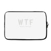 wtf where's the food Laptop sleeve