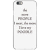 poodle lover iPhone 6/6s Case
