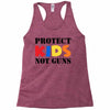 protect kids not guns Racerback Tank