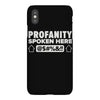 profanity spoken here iPhoneX