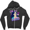 i'm soo excited Zipper Hoodie