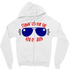 stayin' fly for the 4th of july Zipper Hoodie