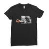 Football Statue Ladies Fitted T-Shirt