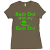 rock out with my guac out Ladies Fitted T-Shirt