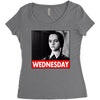 wednesday addams Women's Triblend Scoop T-shirt